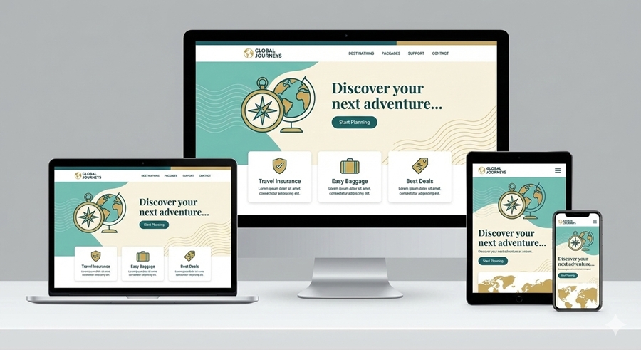 Global A Journey - Website Design Portfolio